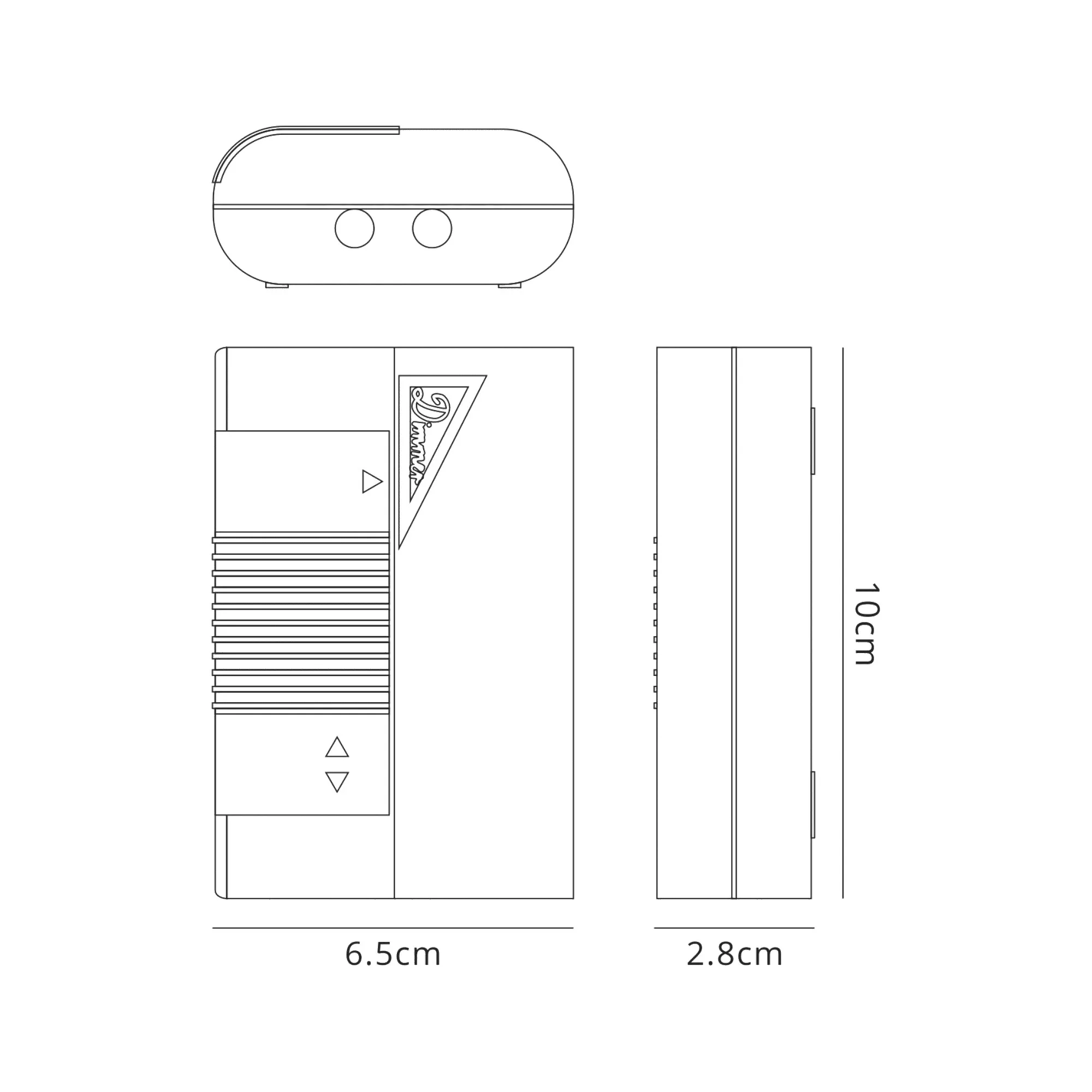 Elements Inline Dimmer 75-300W Black D0430  Deco Elements